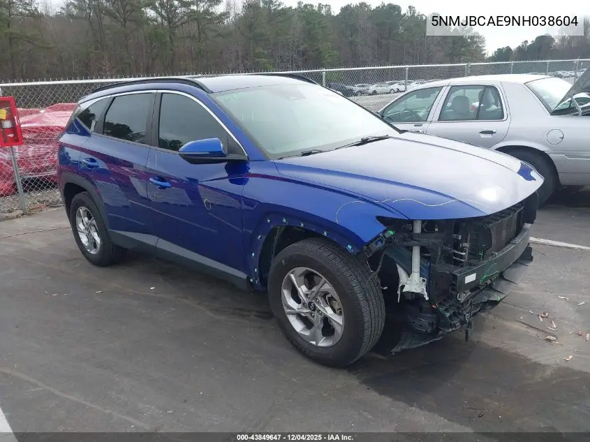 5NMJBCAE9NH038604 2022 Hyundai Tucson Sel