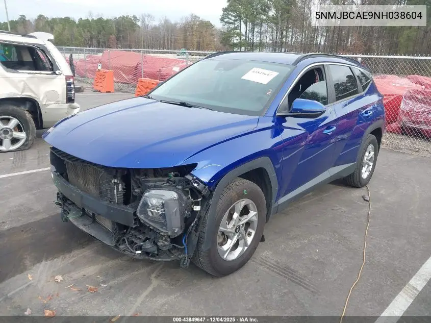 5NMJBCAE9NH038604 2022 Hyundai Tucson Sel
