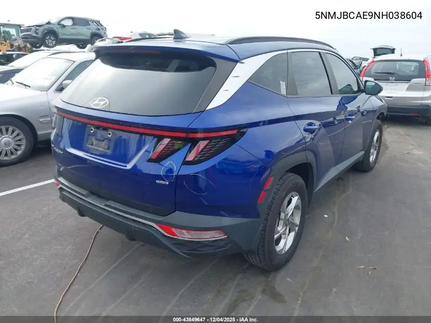 5NMJBCAE9NH038604 2022 Hyundai Tucson Sel