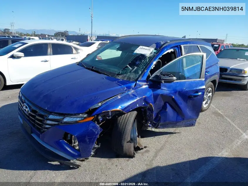 5NMJBCAE3NH039814 2022 Hyundai Tucson Sel