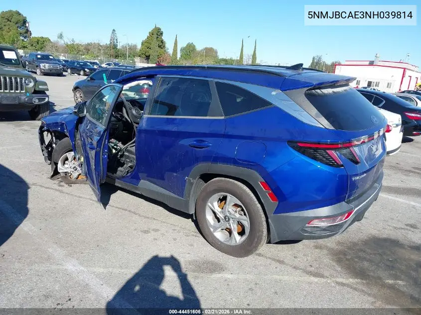 5NMJBCAE3NH039814 2022 Hyundai Tucson Sel