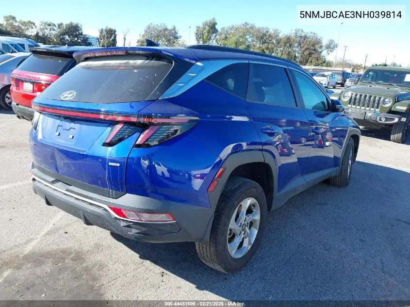 5NMJBCAE3NH039814 2022 Hyundai Tucson Sel