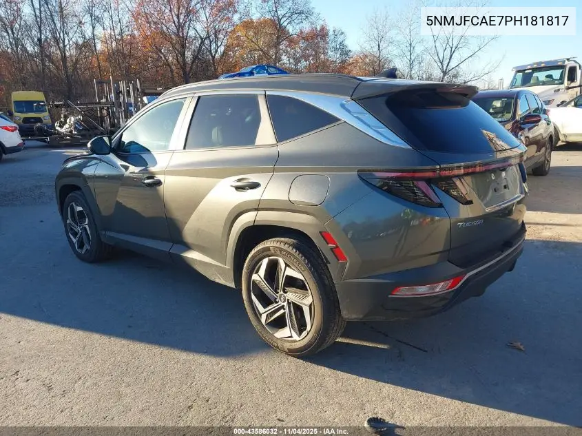 5NMJFCAE7PH181817 2023 Hyundai Tucson Sel