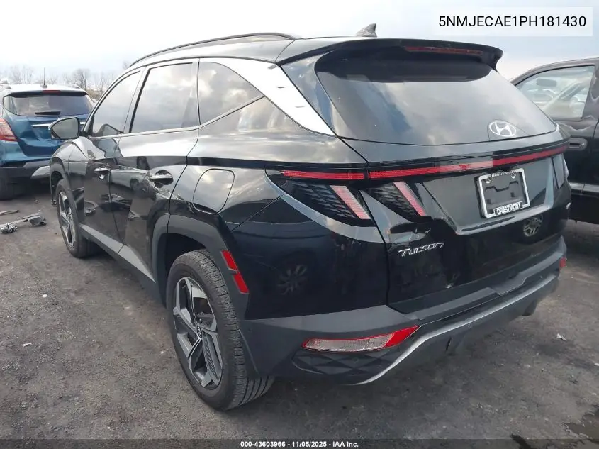 5NMJECAE1PH181430 2023 Hyundai Tucson Limited