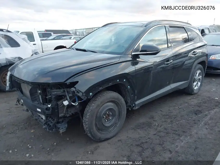 KM8JCCDE0RU326076 2024 Hyundai Tucson