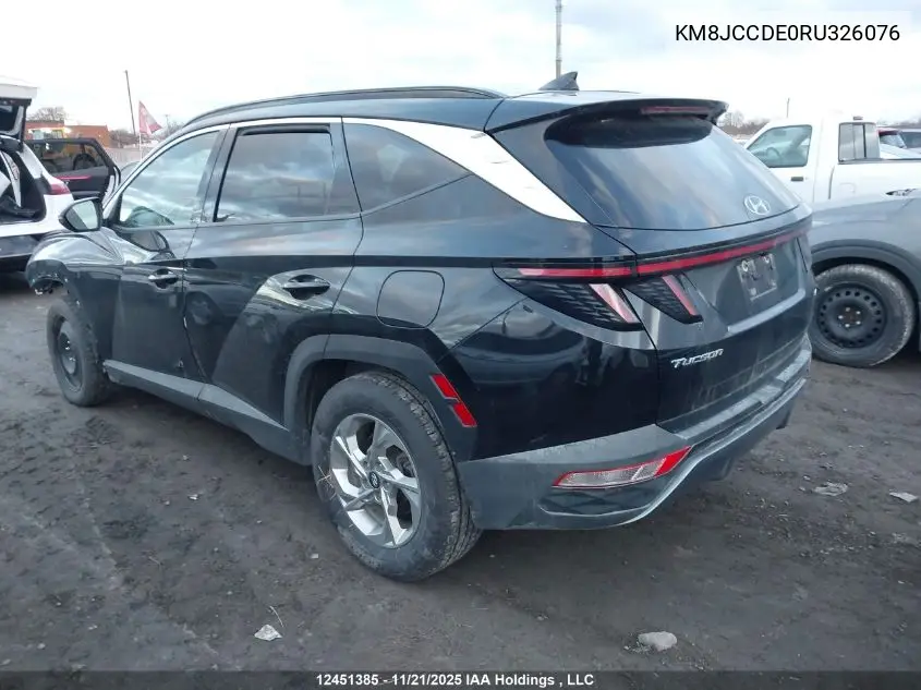 KM8JCCDE0RU326076 2024 Hyundai Tucson