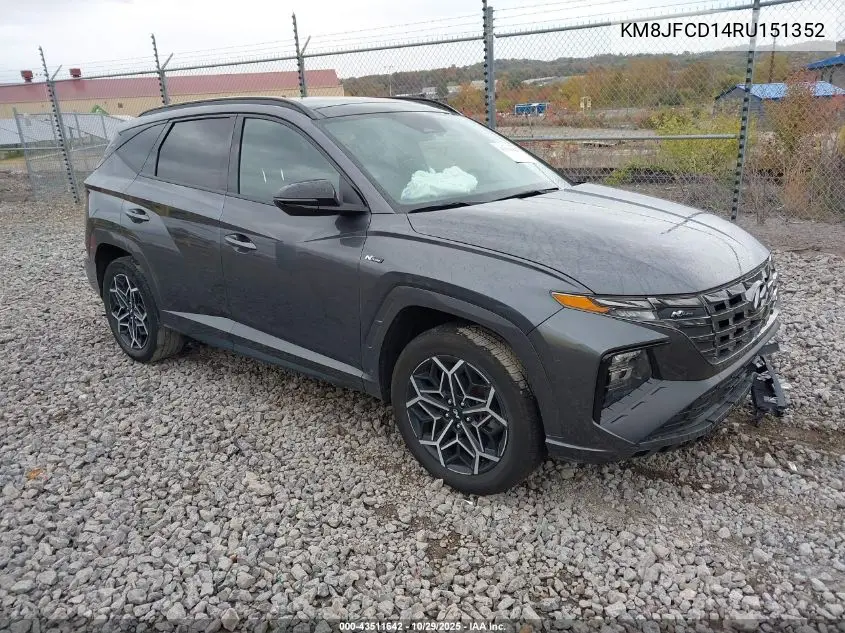 KM8JFCD14RU151352 2024 Hyundai Tucson Hybrid N Line