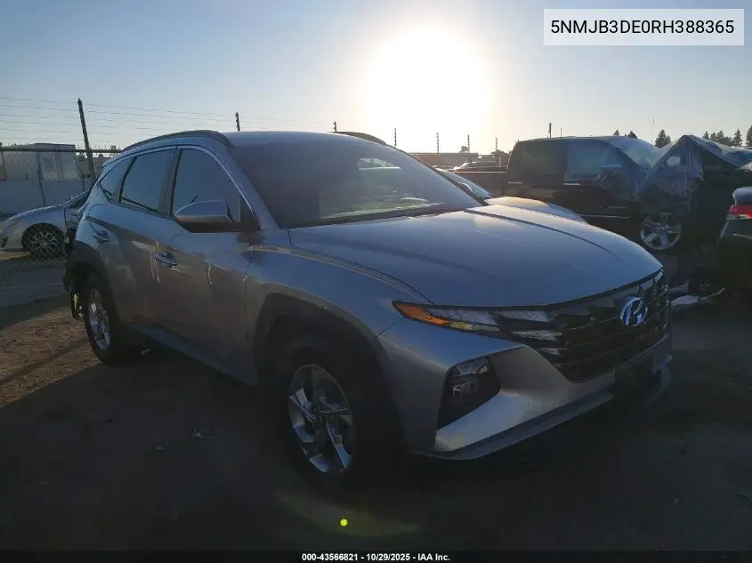 5NMJB3DE0RH388365 2024 Hyundai Tucson Sel