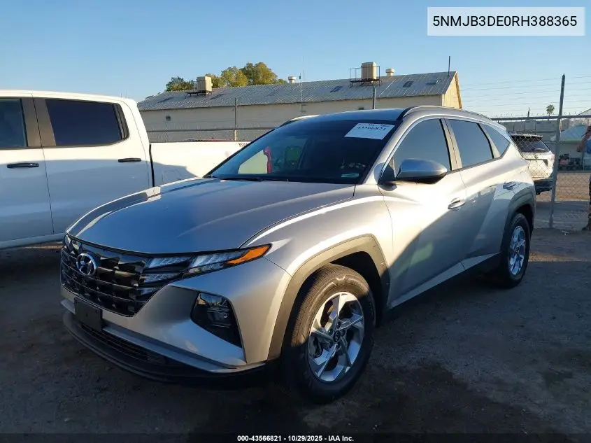 5NMJB3DE0RH388365 2024 Hyundai Tucson Sel