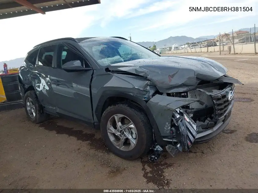5NMJBCDE8RH381504 2024 Hyundai Tucson Sel