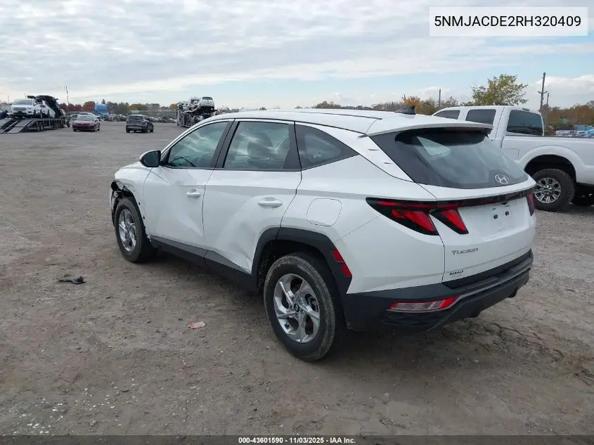 5NMJACDE2RH320409 2024 Hyundai Tucson Se