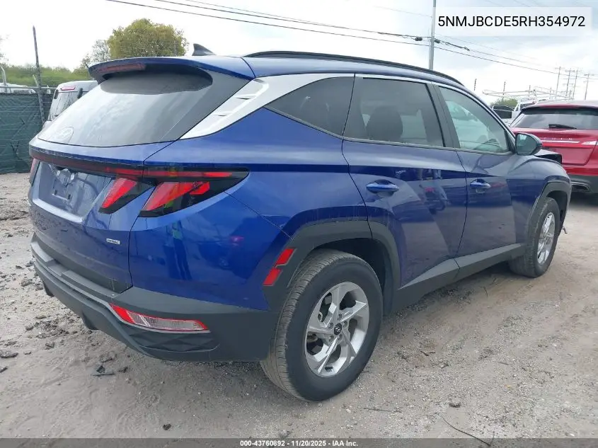 5NMJBCDE5RH354972 2024 Hyundai Tucson Sel