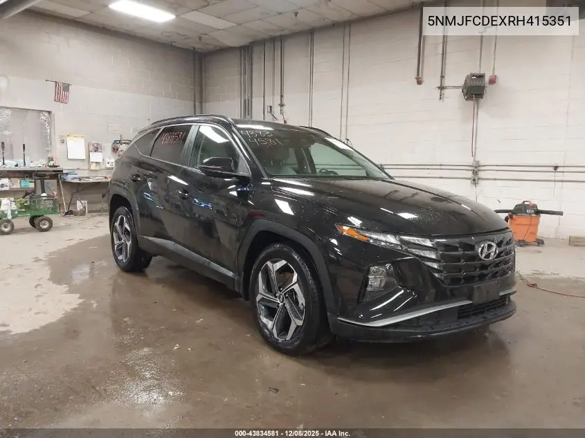 5NMJFCDEXRH415351 2024 Hyundai Tucson Sel