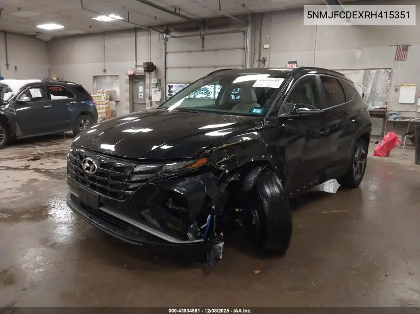 5NMJFCDEXRH415351 2024 Hyundai Tucson Sel