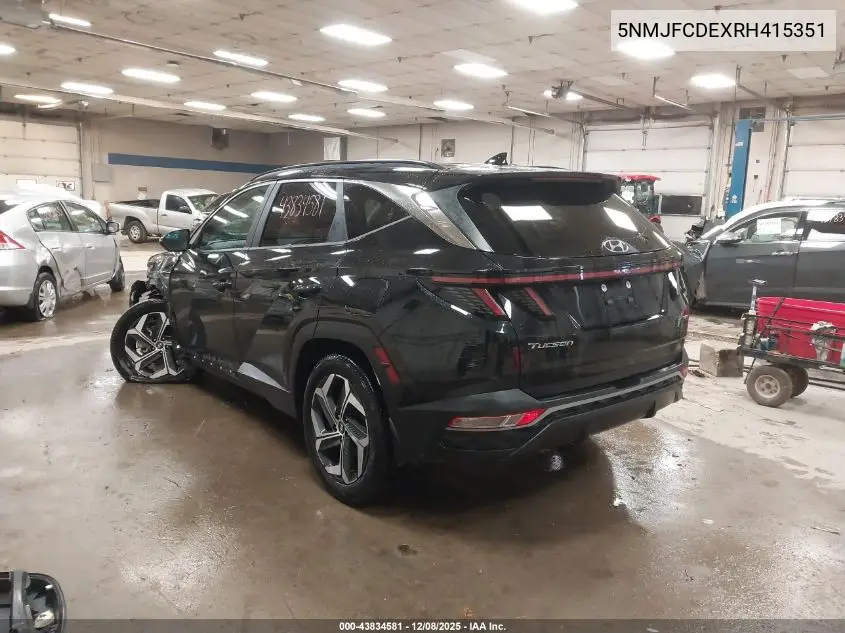 5NMJFCDEXRH415351 2024 Hyundai Tucson Sel