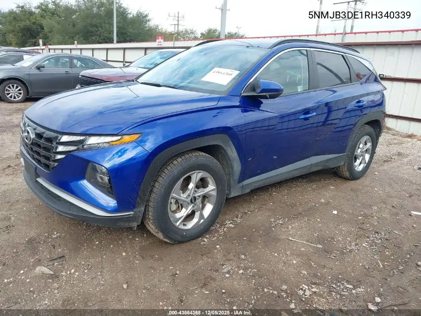 5NMJB3DE1RH340339 2024 Hyundai Tucson Sel