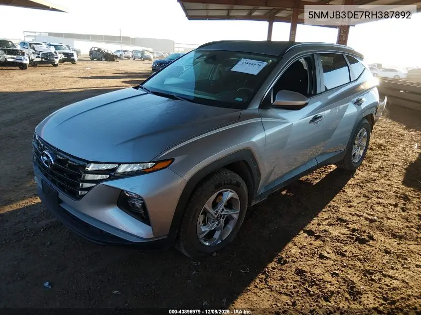 5NMJB3DE7RH387892 2024 Hyundai Tucson Sel