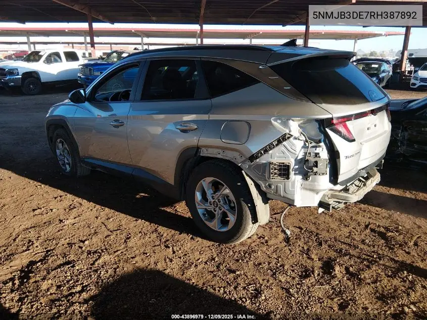 5NMJB3DE7RH387892 2024 Hyundai Tucson Sel