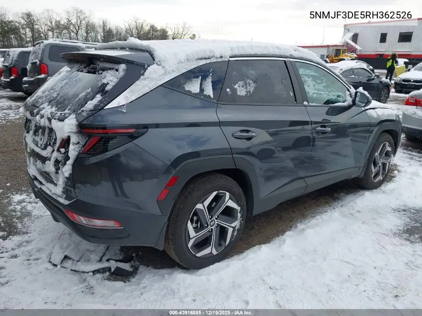 5NMJF3DE5RH362526 2024 Hyundai Tucson Sel