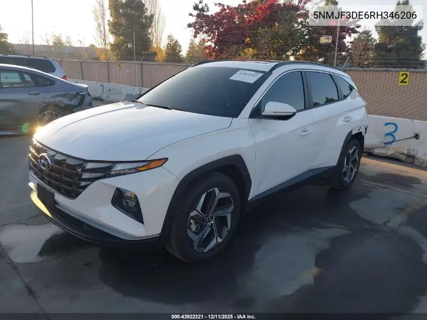 5NMJF3DE6RH346206 2024 Hyundai Tucson Sel