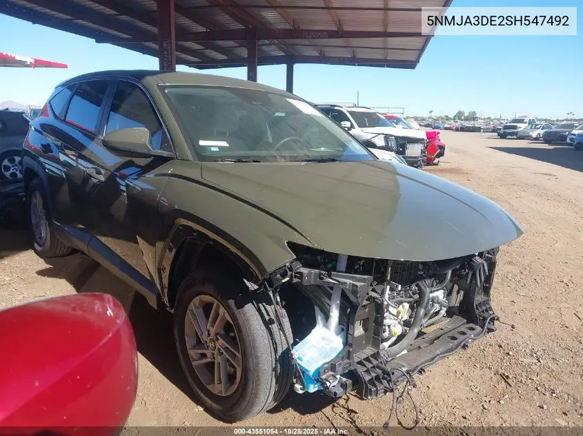 5NMJA3DE2SH547492 2025 Hyundai Tucson Se