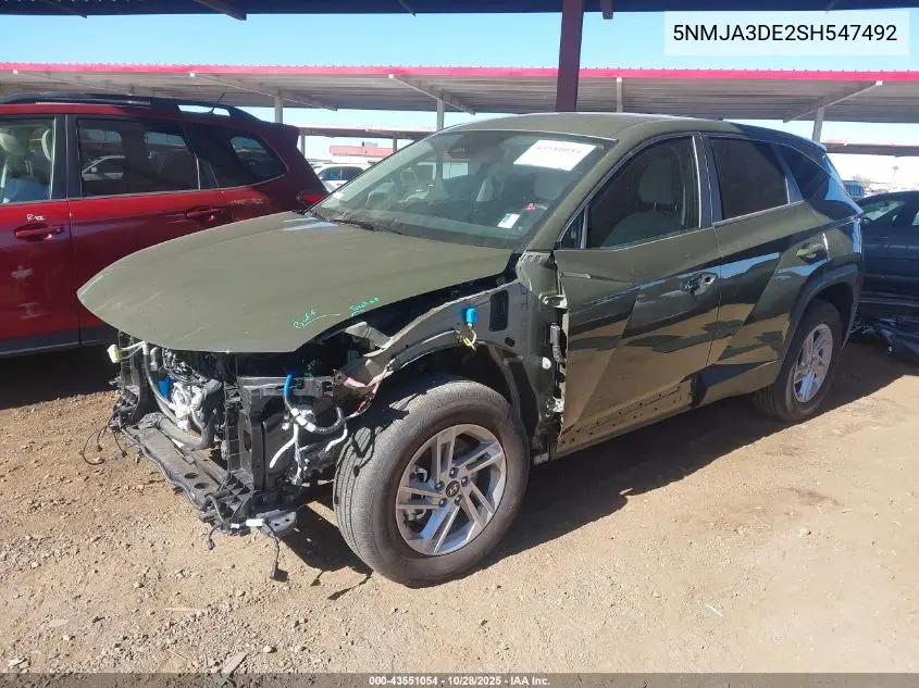 5NMJA3DE2SH547492 2025 Hyundai Tucson Se
