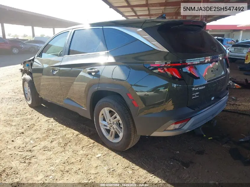 5NMJA3DE2SH547492 2025 Hyundai Tucson Se