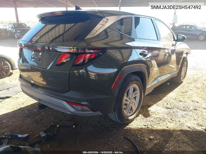 5NMJA3DE2SH547492 2025 Hyundai Tucson Se
