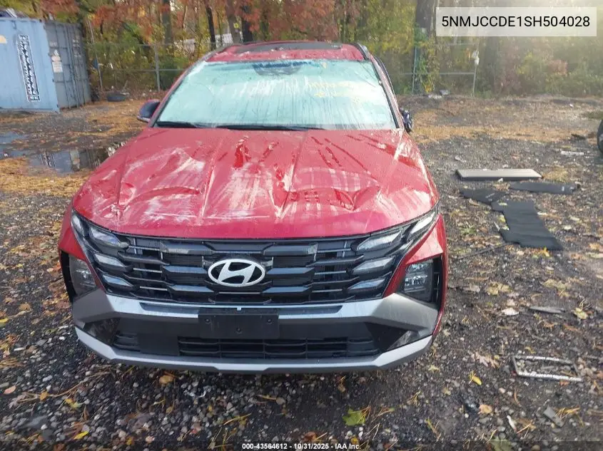 5NMJCCDE1SH504028 2025 Hyundai Tucson Sel Convenience