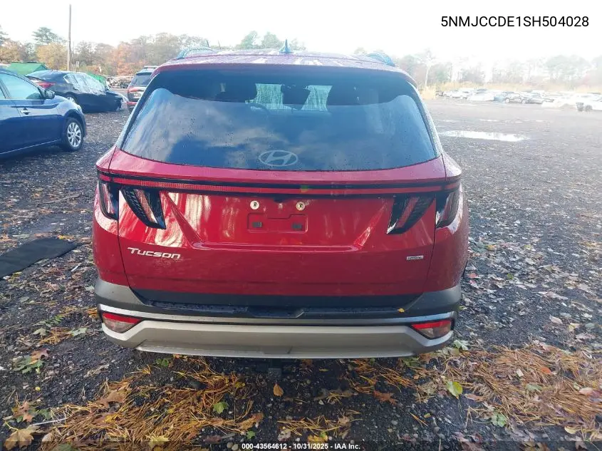5NMJCCDE1SH504028 2025 Hyundai Tucson Sel Convenience