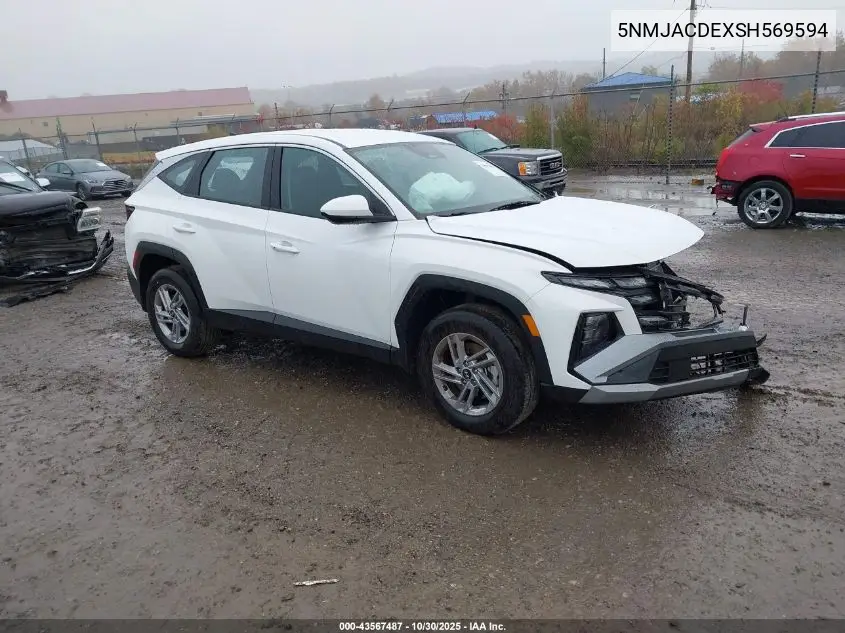 5NMJACDEXSH569594 2025 Hyundai Tucson Se