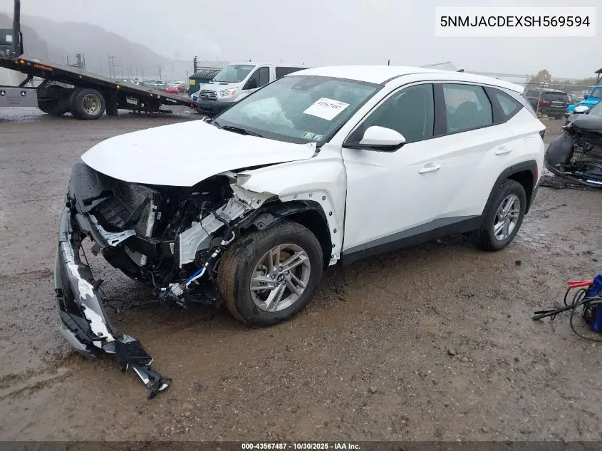 5NMJACDEXSH569594 2025 Hyundai Tucson Se
