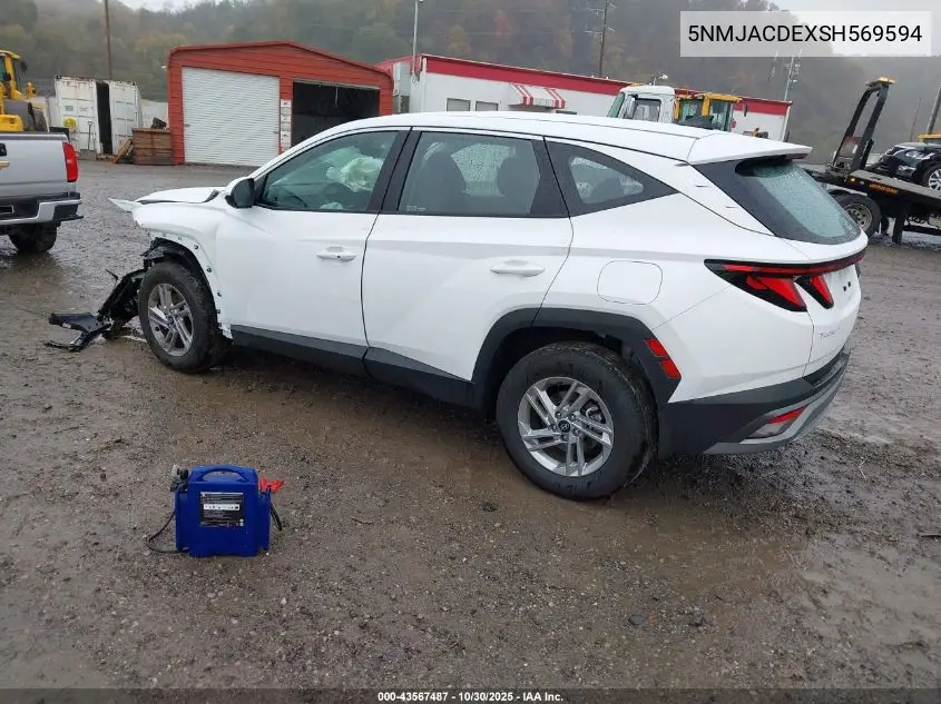 5NMJACDEXSH569594 2025 Hyundai Tucson Se