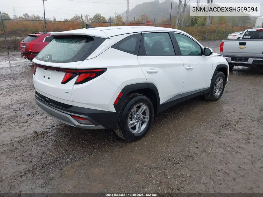 5NMJACDEXSH569594 2025 Hyundai Tucson Se