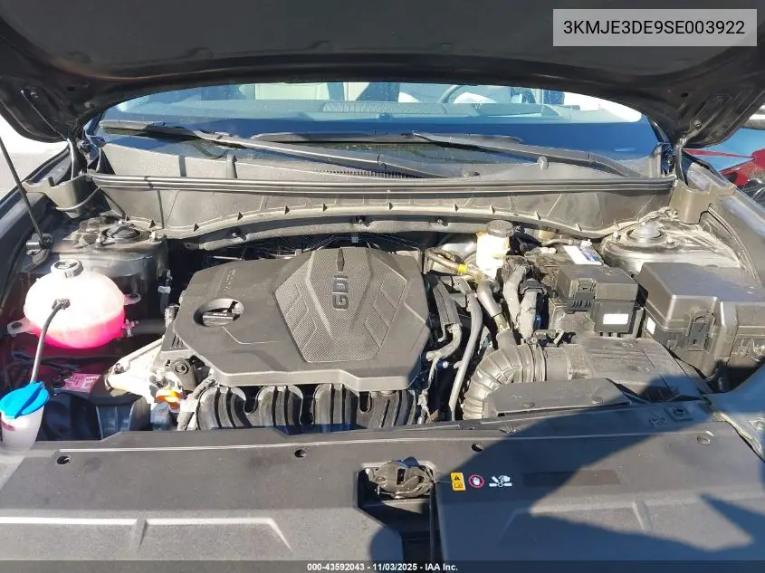3KMJE3DE9SE003922 2025 Hyundai Tucson Limited