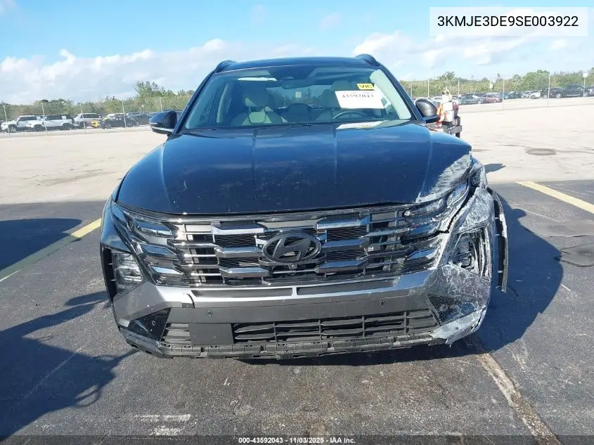 3KMJE3DE9SE003922 2025 Hyundai Tucson Limited