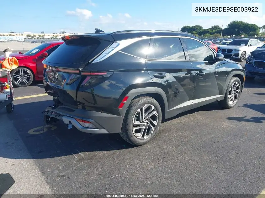 3KMJE3DE9SE003922 2025 Hyundai Tucson Limited