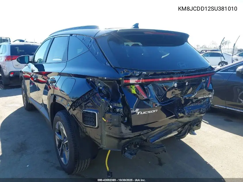 KM8JCDD12SU381010 2025 Hyundai Tucson Hybrid Sel Convenience
