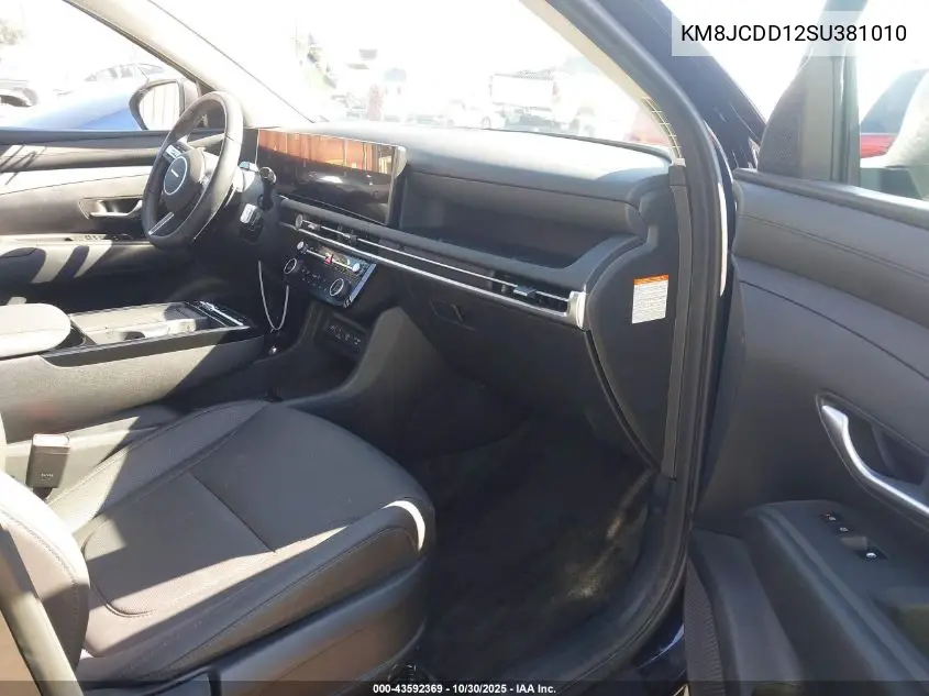 KM8JCDD12SU381010 2025 Hyundai Tucson Hybrid Sel Convenience