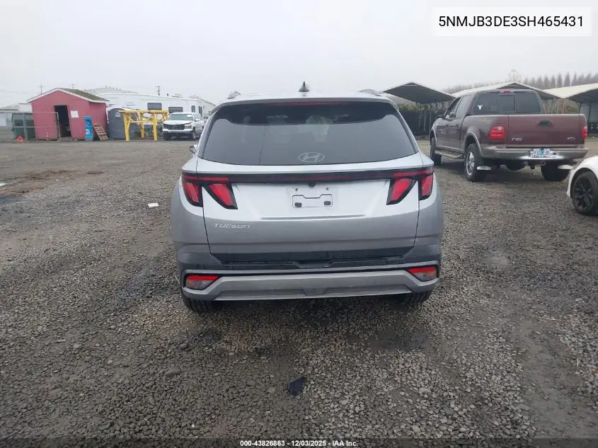 5NMJB3DE3SH465431 2025 Hyundai Tucson Sel