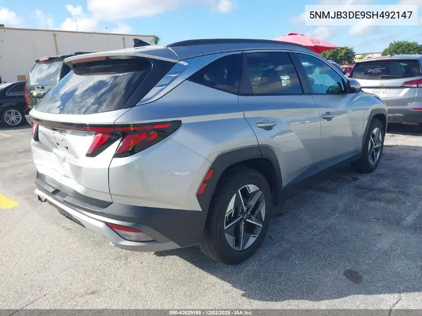 5NMJB3DE9SH492147 2025 Hyundai Tucson Sel