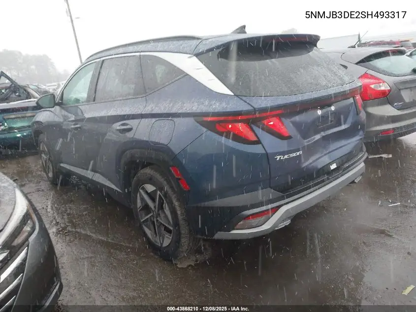 5NMJB3DE2SH493317 2025 Hyundai Tucson Sel