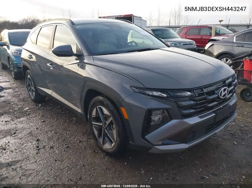 5NMJB3DEXSH443247 2025 Hyundai Tucson Sel