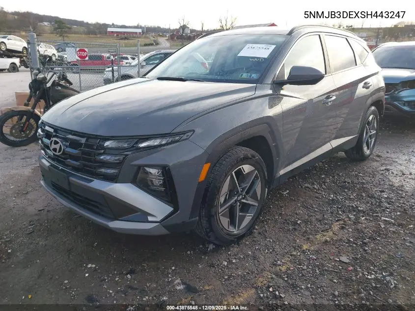 5NMJB3DEXSH443247 2025 Hyundai Tucson Sel