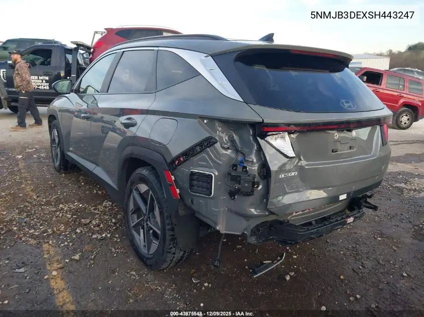 5NMJB3DEXSH443247 2025 Hyundai Tucson Sel