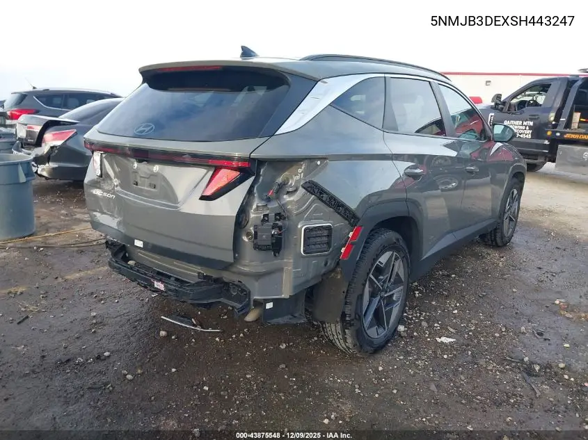 5NMJB3DEXSH443247 2025 Hyundai Tucson Sel