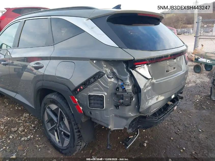 5NMJB3DEXSH443247 2025 Hyundai Tucson Sel
