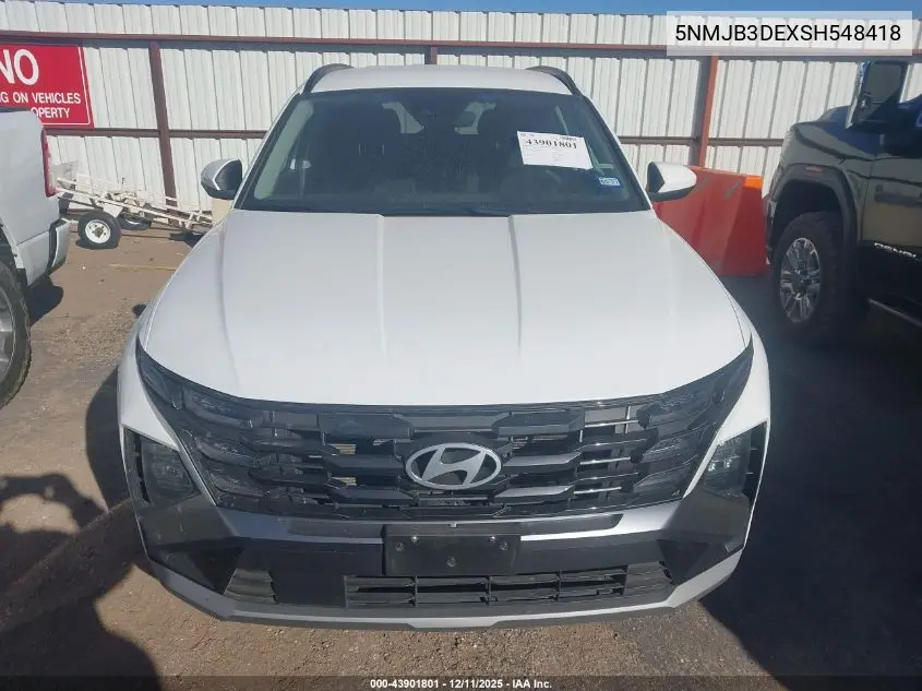 5NMJB3DEXSH548418 2025 Hyundai Tucson Sel