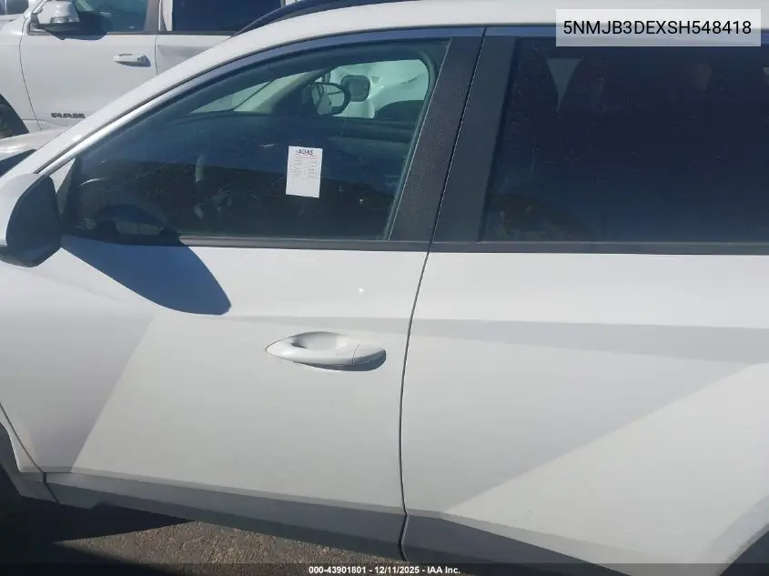 5NMJB3DEXSH548418 2025 Hyundai Tucson Sel