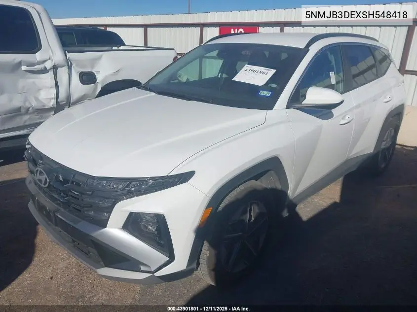 5NMJB3DEXSH548418 2025 Hyundai Tucson Sel